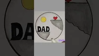 Thumbnail: Father's day short drawing #circledesign #daddrawing #ytshorts #circle