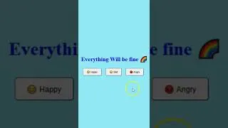 Thumbnail: ✨ Built a Mood App using HTML, CSS & JavaScript.Simple, responsive, and interactive!