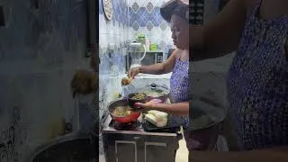 Thumbnail: I Was Not Hungry Until I Made This Vegetable Sauce #shorts #boiledyam #vegetablesauce #nigerianfood