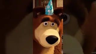 Thumbnail: Don't Eat the Whole Cake! 🎂🤫 #Shorts #OnceUponAYear #cartoonforkids #mashaandthebear #animation