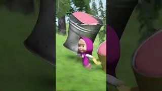 Thumbnail: When you fed everyone! 🥣👩‍🍳 #Shorts #RecipeForDisaster #cartoonforkids #mashaandthebear #animation