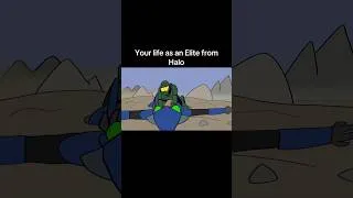 Thumbnail: Your life as an Elite from #Halo ft @TheActMan #animation #fyp