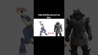 Thumbnail: Halo infinite armour be like: #memes #animation #halo