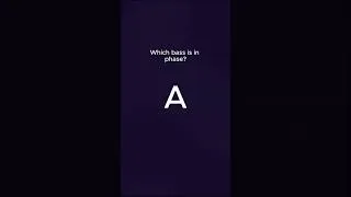 Thumbnail: Part 5 of our mini ear training series - can you hear which bass is in and out of phase? A or B? 👀