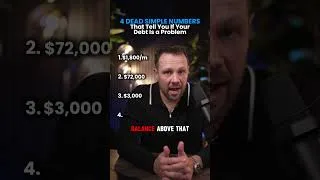 Thumbnail: Simple numbers That SHOW if you have too much DEBT