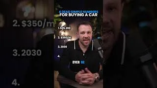 Thumbnail: 4 Dead Simple numbers for buying a car!