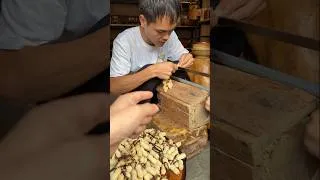 Thumbnail: Wooden peanuts are so hard to distinguish between genuine and fake when held in your  #Hand-carved