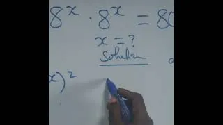 Thumbnail: Can you solve this exponential math problem? #maths #shorts