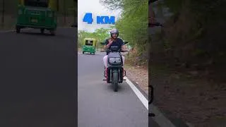 Thumbnail: पहाड़ से Scooty चला के Battery charge करदी🤯!#shorts