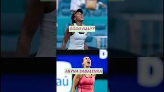 Thumbnail: Gauff vs Sabalenka: THE FINAL! 🎾🔥 #MiamiOpen #Tennis #Shorts #viral