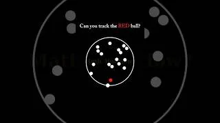 Thumbnail: Can you Track the Red Ball? Test your eyes #eyetracking #mindgames  #shorts