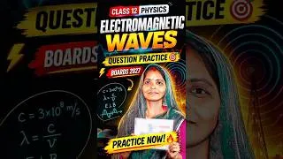 Thumbnail: ⚡ Can You Solve This Electromagnetic Waves Question? 🤯 | Class 12 Physics #shorts
