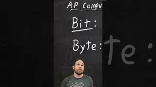 Thumbnail: What is a "bit?" (AP Computer Science Principles)