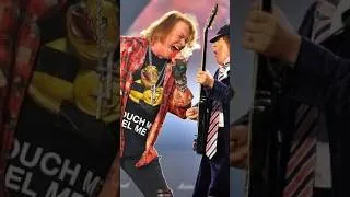 Thumbnail: O motivo real do Axl Rose ter assumido o AC/DC (não foi briga) #shorts