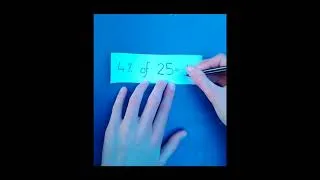 Thumbnail: Percentage of a number.....Try this!   #maths #mathematics #ks2 #ks2maths #mathstricks