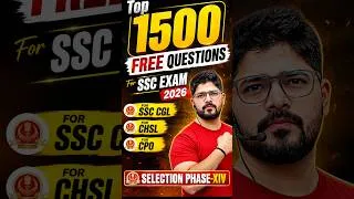Thumbnail: Top 1500 Qsn For SSC Exam 2026