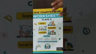 Thumbnail: Oswal - Gurukul CBSE Chapterwise Worksheets for Class 10 Exam 2024 - Science, Social Science, Maths
