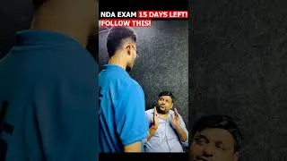 Thumbnail: आख़िरी 15 दिन ऐसे पढ़ो🤯 Selection Guaranteed #nda #ndamaths #ndaexam #nda2026 #ndaexampreparation