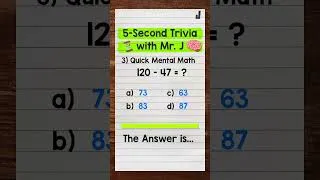 Thumbnail: 5-Second Trivia | Can You Get All 3? 🧠