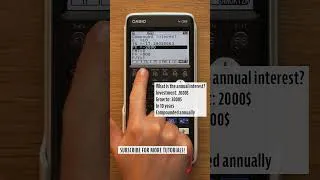 Thumbnail: THE MOST EFFECTIVE Way to MASTER IB Financial Maths with Casio fx-CG50