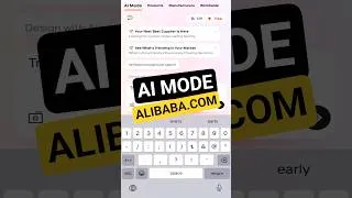 Thumbnail: AI MODE in ALIBABA.COM #shorts #aimode #alibaba