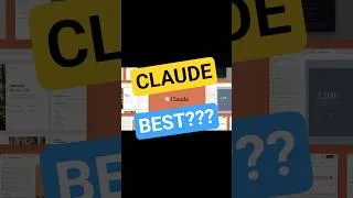 Thumbnail: Claude is best? #short #ai #claude