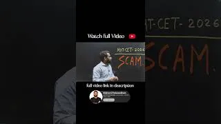 Thumbnail: Students Demand Justice: MHT-CET 2026 Scam #mhtcet #studentprotest
