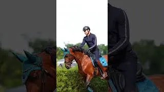 Thumbnail: Race track day! Wearing Teal Blue from Equestrian Stockholm