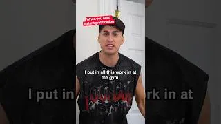 Thumbnail: When you need instant gratification 😑😳😂 #shorts #funny #comedy #meditation #patience #gym