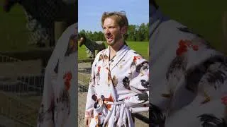 Thumbnail: King Bo on Farm Chores was almost as bad as his wig… 🤣🤣 New episode out Monday 9/7! #farmchores