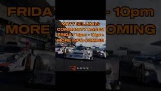Thumbnail: Rennsport Community Races Coming this Friday! Stay Tuned for more Info. #rennsport #communityrace