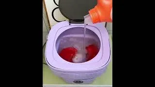 Thumbnail: 🔔 Travel Friendly Portable Foldable Automatic Washing Machine – Clean Clothes Anywhere (# 2613 )