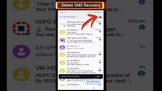 Thumbnail: Delete Hua SMS Wapas Kaise Laye? 📩 1 Minute Trick | Google Messages #DeletedSMS #androidtips