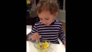 Thumbnail: M loves "Pasta con parmigiano!"