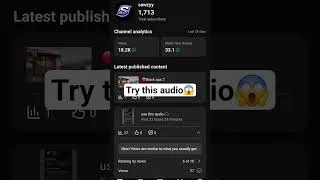 Thumbnail: Use this audio 😱