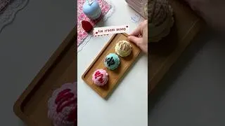 Thumbnail: Cozy DIY Crochet Ice Cream Waffle 🧇✨ #shorts #giftideas