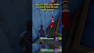 Thumbnail: pov its 2017 and we found the elf in OG Fortnite during Christmas.