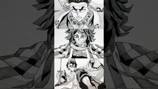 Thumbnail: Speed drawing Gyomei Himejima/Iguro Obanai/Shinobu Kocho from Demon Slayer #shorts #anime #drawing