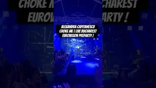 Thumbnail: Alexandra Capitanescu - Choke me! Live in Bucharest PreParty.🔥 #esc2026 #eurovision2026 #eurovision