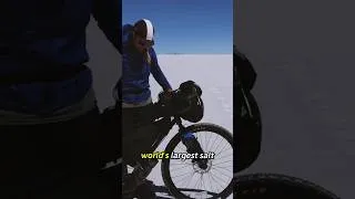Thumbnail: Bikepacking Bolivia along rhe world’s largest salt flats 🚴‍♀️  #bikepacking #solofemaletraveler