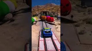 Thumbnail: Cars Tow Mater Saving Police Superfly demolition derby car #towmater #disneypixarcars #mcqueentoys