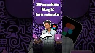 Thumbnail: ✨Create a 3D App Mockup in Under 1 Minute | Figma Design Hack🚀🎨in Tamil #tamil #figma #design #viral