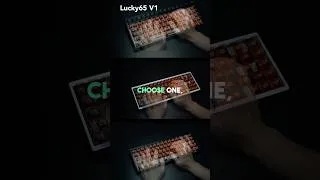 Thumbnail: Which one would you choose?? (Lucky65 V1 vs V2 vs V3) ft. Keygeek Y2 switch #keyboard #thocky #asmr