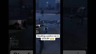 Thumbnail: I stole a cop car and got in a high speed chase in GTA RP #gaming #gtarp