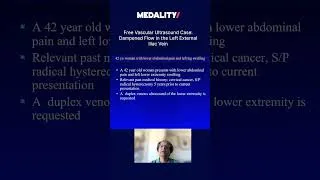 Thumbnail: Free Vascular Ultrasound Case | Dampened Flow in Left External Iliac Vein | Dr. Sheila Sheth