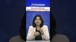 Thumbnail: Education Minister Dharmendra Pradhan Resigns #dharmendrapradhan #cjpprotest #neetpaperleak #shorts