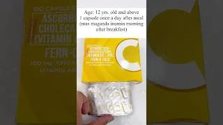 Thumbnail: Fern-C Gold (Vitamin C, Vitamin D, and Zinc) best for immunity and bones