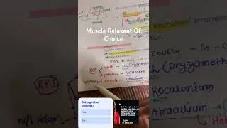 Thumbnail: Muscle Relaxant of choice #inicet #neetpg