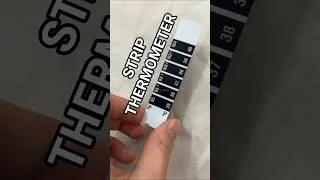 Thumbnail: How to use strip thermometer correctly? 🤒 🌡️ #medzukhruf #fever #thermometer #medicalstudents #cure