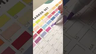 Thumbnail: Swatching Arrtx 90A Colors Acrylic Markers ✨ #art #drawing #asmr #unboxing #acrylicmarkers #markers